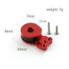25T Servo Saver Upgrade Part with Screws for Crawler RC Vehicle Steering Arm, RED view 4
