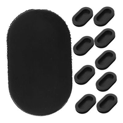 Cabilock 10pcs Silicone Piggy Bank Stoppers Oval Shape Bottom Plugs for Money Saving Box and Easy to Clean Versatile DIY Projects for Adults