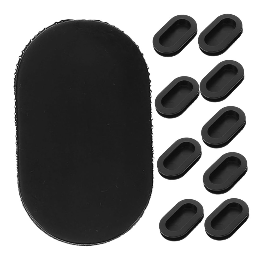 Cabilock 10pcs Silicone Piggy Bank Stoppers Oval Shape Bottom Plugs for Money Saving Box and Easy to Clean Versatile DIY Projects for Adults