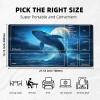 FQSXFIFN for MTG Playmat with Zones Storage Bag, for TCG Playmat and Playing Card Mat for Magic Board Games, Whale Non-Slip Stitched Edges Game Mat, Rollable Foldable Card Playmats view 2