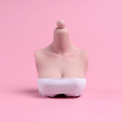 1/6 Scale Female Chest Replacement Part for 12-inches Worldbox Joint Action Figure Body, 1/6 Scale Joint Female Action Figure Bust Accessory (Pale - D Cup)