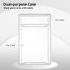 12 Pcs Clear Acrylic Card Holders, Hard Shell Display Box for Sports, Anime, and Game Cards, 5 X 3 with Label Slot view 4