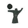 1/6 Scale Doll Clothing Set Featuring Trench Coat and Accessories for 12 inch Figures, Green