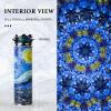 The Starry Night Rotatable Kaleidoscope,5.5" Handmade Full Visual Kaleidoscope For Adults,Natural Crystal Gems Stone Oil-Filled Core Box,Gift Box,Christmas New Year Valentine's Day Present Gift view 3