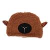BESPORTBLE Adorable Lamb Ears Hat Plush Sheep Headwear for Winter Cosplay for Birthday Parties Skiing Outdoor Activities Stylish Sheep Ear Hood Khaki view 1