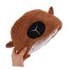 BESPORTBLE Adorable Lamb Ears Hat Plush Sheep Headwear for Winter Cosplay for Birthday Parties Skiing Outdoor Activities Stylish Sheep Ear Hood Khaki view 3