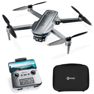 Contixo F28A Premium Drone With 4K Camera, Two-axis Gimbal, 23 Mins Flight Time, 110 Wide-angle, Follow Me, Auto Return, 1000m Control Range, GPS Professional Drones For Adults, Beginner, Teenager