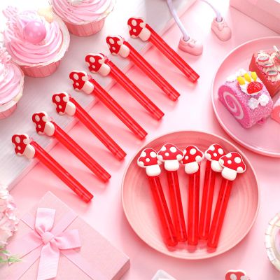 Shappy 48 Pcs Mushroom Bubble Wands Bulk Mini Bubbles Party Favors Stick for Activity Use Birthday Gift Party Supplies