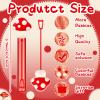 Shappy 48 Pcs Mushroom Bubble Wands Bulk Mini Bubbles Party Favors Stick for Activity Use Birthday Gift Party Supplies view 2