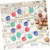 BESPORTBLE Bingo Balls Set for Party Games 49 Multi-Color Lottery Balls Manual Draw Machine Fun Entertainment Props for Raffle and Games view 2