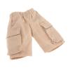 1:12 Scale Mini Clothing Set, Shorts for Male Figures in 6 Inch Size, Khaki view 1