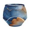 Caihoyu Baby Girls Potty Training Underwear Pants Leakproof Potty Training Underwear for 3T Marble Terracotta Navy Blue view 4