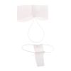 1/12 Scale Doll Apparel, Miniature Underwear Set for 6 Inch Action Figures, White view 1