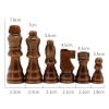 32 Wooden Chess Pieces Set, Game Pawns for Chess Board, Ideal for Beginners, L view 2