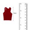 1:12 Male Vest for Collectible Figures, Dress up Accessory for 6 inch Toys, Deep red view 3
