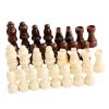 32 Wooden Chess Pieces Set, Game Pawns for Chess Board, Ideal for Beginners, S view 1