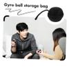 BUGUUYO EVA Gyro Ball Carrying Bag Portable Storage Pouch for Gyro Wrist Ball Waterproof Zippered Case Lightweight and Convenient for Outdoor Use view 3