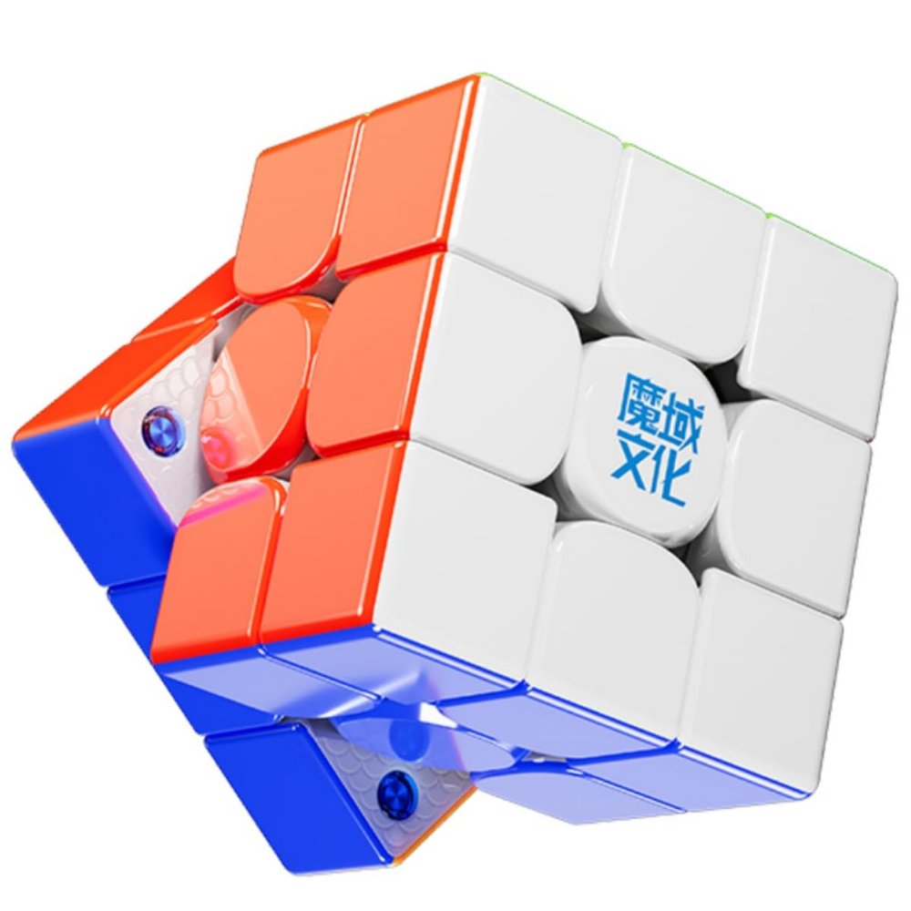 Bukefuno MoYu WeiLong WRM V11 Magnetic UV Version 3x3 Magnetic Speed Cube - WeiLong V11 Magic Cloth Stickerless Puzzle Magic Cube Toys