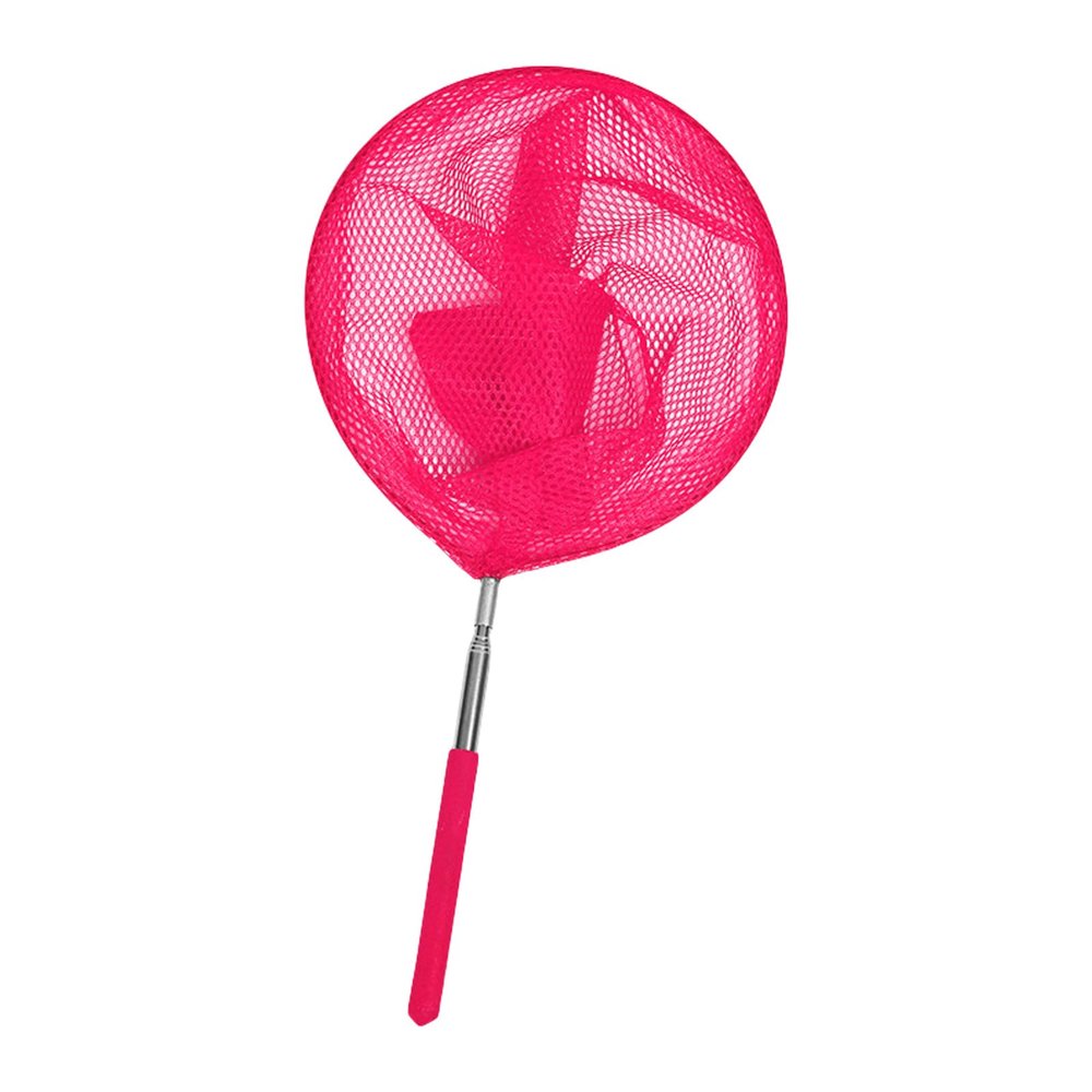 Colorful Telescopic Kids Fishing Net,Butterfly Net,Catching Insects Bugs Beach Toys for Kids Outdoor Playing Safe Fish Catching