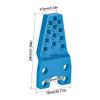 4Pcs Aluminium Adjustable Shock Absorber Mount Bracket for 1/10 RC Crawler Car Axial SCX10 90046 TRX-4 D90 D110 Upgrade Parts (Blue B) view 2