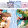 Evulum Custom Toddler Nap Mat for Daycare, Boys Travel Sleeping Bag Kids Nap Mats with Pillow Blanket for Preschool Kindergarten, Personalized Name&Face, Easy Carry Nap Sack Green Dinosaur view 3