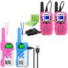 Retevis RT388 Walkie Talkies Rechargeable, 2 Way Radio Long Range, Girs Toys for 6-12 Year Old 2 pcs Bundle with EZTalk 70 Rechargeable Walkie Talkies for Kids, Safety Mode, Birthday Gifts 2 Pcs view 1