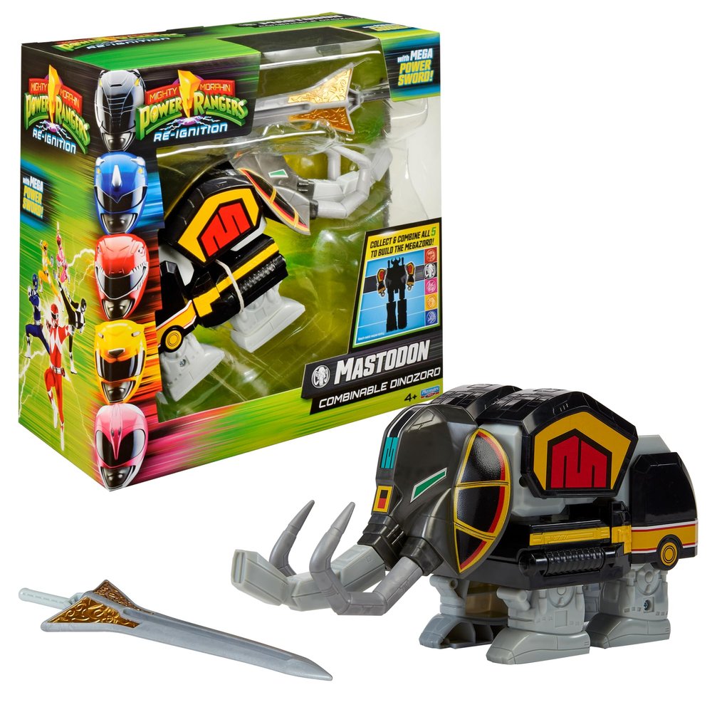Power Rangers Mighty Morphin Re-Ignition Mastodon Deluxe Combinable Dinozord