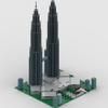ConsoleXpress Petronas Towers Building Blocks Set, 4572PCS World Famous Landmark Street View Collection Display Model Home Decor Kits, Gifts for Bricks Enthusiasts view 2