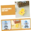INOOMP 1 Set Plush Bear Clothes Stuffed Animal Hoodie Pants Outfit Easy to Clean Accessories for Tiny Plush Doll Dressing Up for Creative Play and Storage view 3