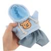 INOOMP 1 Set Plush Bear Clothes Stuffed Animal Hoodie Pants Outfit Easy to Clean Accessories for Tiny Plush Doll Dressing Up for Creative Play and Storage view 4