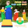 91Pcs Carnival Outdoor Games Potato Sack Race Bags for Adult and Kids Tug of War Rope Egg Spoon Bean Bags Ring Toss 3 Legged Relay Race Giant Tic Tac Toe Game Outdoor for Field Day Game Birthday Party view 3