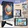 Kuquteed Flame Volleyball Trading Card Binder 4 Pocket 400 Cards Holder Collector Album with 50 Removable Sleeves Gifts for Boys Girls Fire Lightning Ball Game Sports Cards view 3