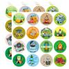 800PCS Travel Camping Stickers Happy Camper Tent Bonfire Guitar Map Camera Travel Bag Car Themed Decals Nature Camping Outdoor Adventure Labels for Birthday Gifts Bag School Activity Reward view 1
