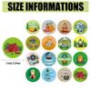 800PCS Travel Camping Stickers Happy Camper Tent Bonfire Guitar Map Camera Travel Bag Car Themed Decals Nature Camping Outdoor Adventure Labels for Birthday Gifts Bag School Activity Reward view 2