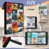 Kuquteed Abstract Hockey Players Trading Card Binder 9 Pocket 900 Cards Holder Collector Album with 50 Removable Sleeves Gifts for Boys Girls Sports Athletes Game Sports Cards view 3