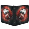 Kuquteed Football Soccer Trading Card Binder 4 Pocket 400 Cards Holder Collector Album with 50 Removable Sleeves Toys Gifts for Boys Girls Orange Red Game Sports Cards view 2