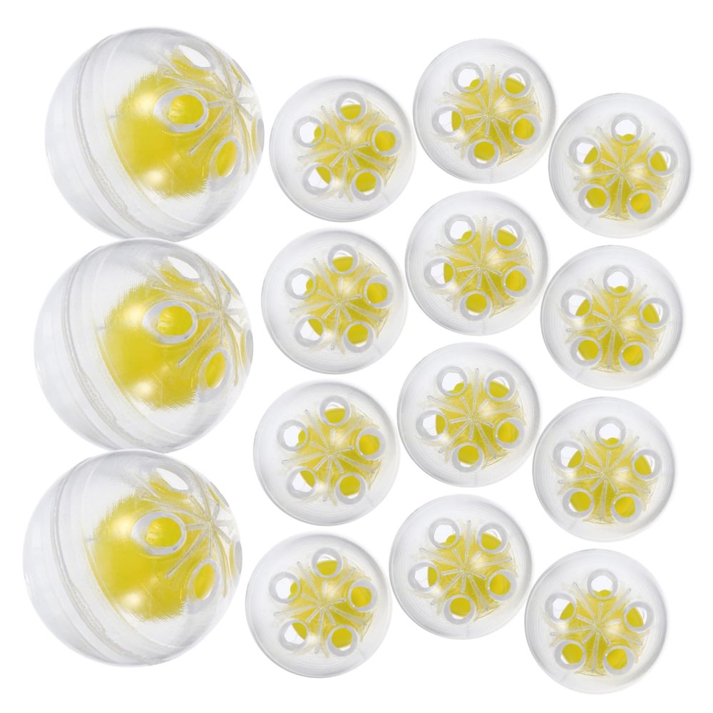 Levemolo 50pcs Plush Rattle Balls for Sound Maker Inserts for Animal Dolls Shaking Balls for Pets Enhance Motor Skills Interactive Play