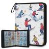 Kuquteed Skiing Skier Trading Card Binder 9 Pocket 900 Cards Holder Collector Album with 50 Removable Sleeves Toys Gifts for Boys Girls Snow Mountain Game Sports Cards view 1