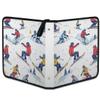 Kuquteed Skiing Skier Trading Card Binder 9 Pocket 900 Cards Holder Collector Album with 50 Removable Sleeves Toys Gifts for Boys Girls Snow Mountain Game Sports Cards view 2
