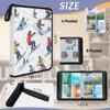 Kuquteed Skiing Skier Trading Card Binder 9 Pocket 900 Cards Holder Collector Album with 50 Removable Sleeves Toys Gifts for Boys Girls Snow Mountain Game Sports Cards view 3