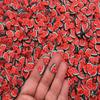 10mm Large Watermelon Polymer Clay Fruit Slices, Faux Fruit Sprinkles, Miniature Watermelon Charms, Nail Art Slices (Non Edible) (30g bag) view 1