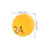 Toddmomy 60Pcs Plastic Balls with Numbers for Bingo Games Fundraisers Parties and Classroom Activities for Electronic Machines and Bingo Cages view 2