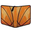 Kuquteed Basketball Print Trading Card Binder 9 Pocket 900 Cards Holder Collector Album with 50 Removable Sleeves Toys Gifts for Boys Girls Ball Yellow Stripes Game Sports Cards view 2