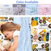 Evulum Custom Toddler Nap Mat for Daycare, Boys Travel Sleeping Bag Kids Nap Mats with Pillow Blanket for Preschool Kindergarten, Personalized Name&Face, Easy Carry Nap Sack Trucker view 2