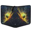 Kuquteed Graffiti Tennis Trading Card Binder 9 Pocket 900 Cards Holder Collector Album with 50 Removable Sleeves Gifts for Boys Girls Watercolor Balls Game Sports Cards view 2