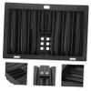 GARIOUANS Transparent Acrylic Poker Chip Tray Professional Chip Case for Efficient Organization Compact Portable Design for and Transport for Home and Parties view 1