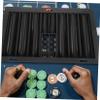 GARIOUANS Transparent Acrylic Poker Chip Tray Professional Chip Case for Efficient Organization Compact Portable Design for and Transport for Home and Parties view 4