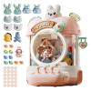 Large Claw Machine Arcade Toy with LED Light & Adjustable Sound,14" Candy Dispenser Toys Mini Vending Gashapon Machine for Kids Christmas Birthday Gifts for Girls Boys Ages 3+(Rabbit) view 1