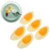 Gogogmee 1set Realistic Fake Eggs Food Models for Kitchen Decoration and Photography Props Comfortable Touch and Easy to Clean for Culinary Education and Home Use 5pcs view 4