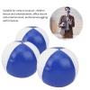3PCS Juggling Ball for Beginners, Soft Indoor Leisure Portable PU Leather Juggle Ball Kit (Blue and White) view 2